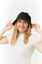 Load image into Gallery viewer, Surprizeshop Ladies Fleece Lined Waterproof Bucket Rain Hat. Pink, Navy or Black.
