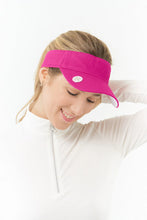 Load image into Gallery viewer, New Surprizeshop Ladies Becmoor Velcro Golf Visor - Black or Pink.

