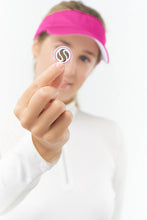 Load image into Gallery viewer, New Surprizeshop Ladies Becmoor Velcro Golf Visor - Black or Pink.
