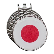 Load image into Gallery viewer, Japan Crested Golf Accessories. Ball Marker, Hat Clip, Divot Tool or Scorecard Holder.
