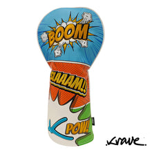 Load image into Gallery viewer, Krave Comic Book Golf Driver, Blade or Spider Mallet Headcover.
