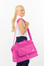 Load image into Gallery viewer, Surprizeshop Ladies Golf Ellie Holdall. Azalea Pink, Black, Silver, Yale Blue.
