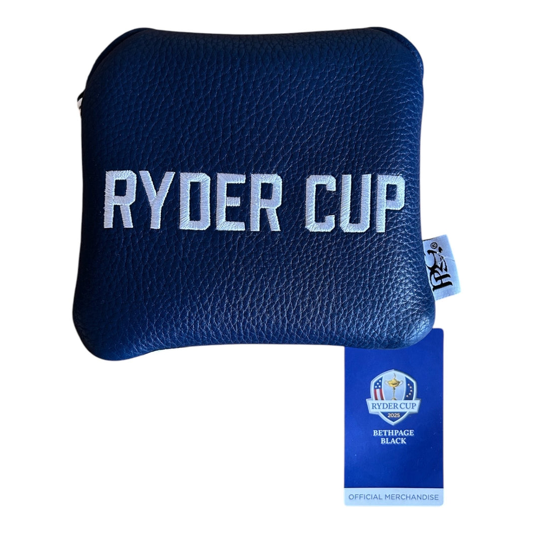 2025 Ryder Cup Bethpage Black Match Logo Spider Mallet Putter Golf Headcover.