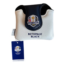 Load image into Gallery viewer, 2025 Ryder Cup Bethpage Black Match Logo Spider Mallet Putter Golf Headcover.
