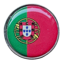 Load image into Gallery viewer, Portugal Crested Golf Accessories. Ball Marker, Hat Clip, Divot Tool or Scorecard Holder.
