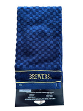 Load image into Gallery viewer, MLB Major League Baseball Official Golf Tri-Fold Towel. Milwaukee Brewers.
