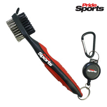 Load image into Gallery viewer, Pride Sports Deluxe Golf Brush. Red/Black.
