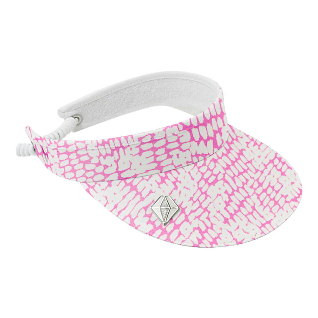 Pure Golf Ladies Arielle Telephone Wire Visor - Candy Pebble.