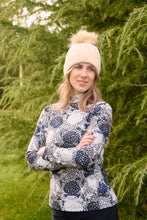 Load image into Gallery viewer, Pure Golf Ladies Greta Waterproof Golf Bobble Hat. Limestone.
