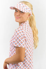 Load image into Gallery viewer, Pure Golf Ladies Arielle Telephone Wire Visor - Mediterranean Sunset
