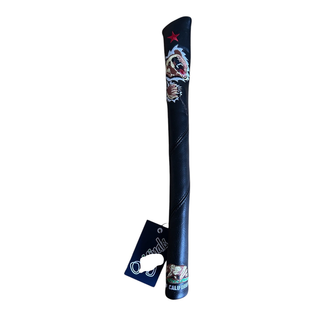 PRG Originals California Bear Design Golf Alignment Sticks Cover.