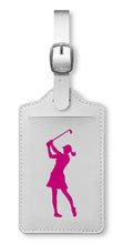 Load image into Gallery viewer, Surprizeshop Ladies Golf Bag or Luggage Tag. Pink, Purple or Navy Blue
