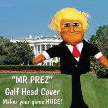 Load image into Gallery viewer, Creative Covers for Golf Driver Headcover Mr Prez Donald Trump.
