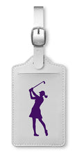 Load image into Gallery viewer, Surprizeshop Ladies Golf Bag or Luggage Tag. Pink, Purple or Navy Blue
