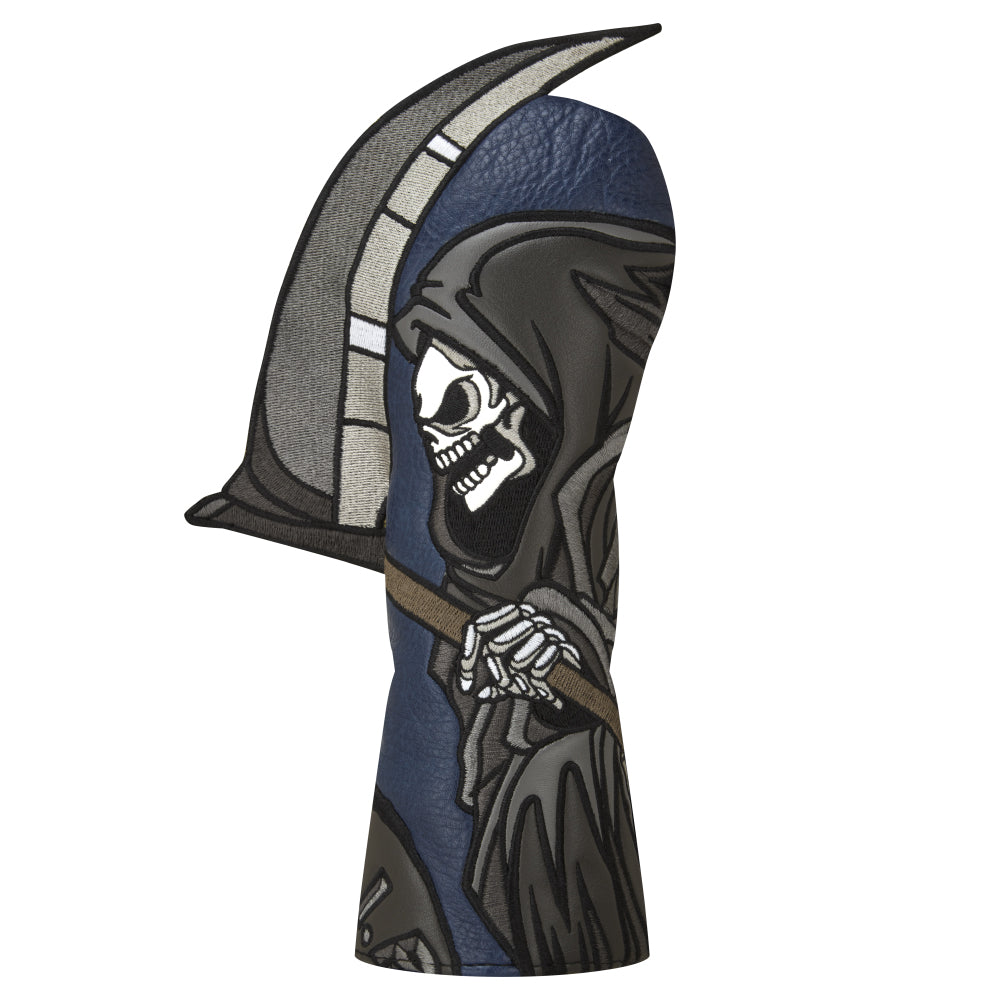 Grim Reaper Hybrid or Rescue Wood Golf Headcover by Luna Links.