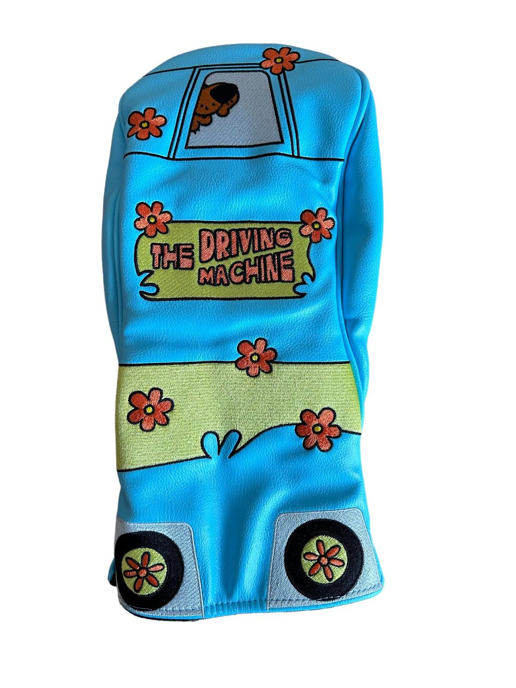 PRG Originals Driving / Putting Machine  Design Golf Headcovers. Set of 3. Driver, Fairway and Rescue or Putter Cover.