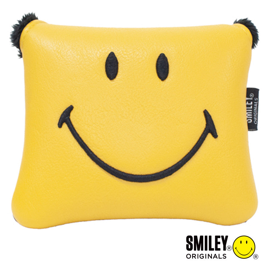 Smiley Original Classic Spider Mallet Putter Cover. Yellow