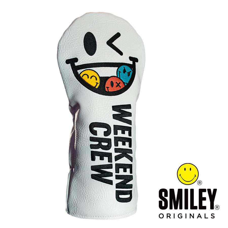 Smiley Original Driver Headcover - Weekend Crew.