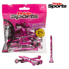 Load image into Gallery viewer, Pride Sports Special Edition &#39;Paint Splatter&#39; Golf Tees. Pink / Black.
