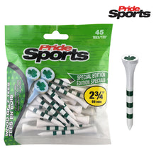 Load image into Gallery viewer, Pride Sports Special Edition  Golf Tees. Shamrocks. Pack of 45 Tees
