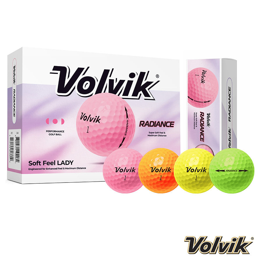 Volvik Radiance Multicolour Golf Balls. 1 Dozen. – Golf Perfection