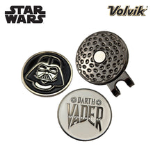 Load image into Gallery viewer, Volvik Star Wars Darth Vader Golf Hat Clip &amp; 2 Ball Marker Gift Set
