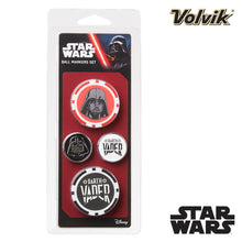 Load image into Gallery viewer, Volvik Star Wars Darth Vader Ball Marker / Poker Chip Marker Gift Set.
