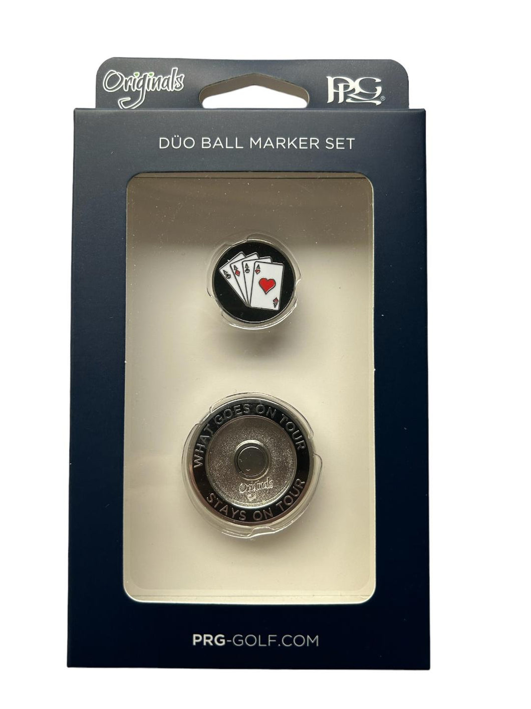 PRG Golf Originals Las Vegas Black Duo Golf Ball Marker