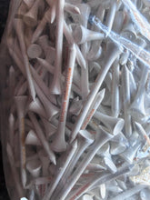Load image into Gallery viewer, Wolves 50 or 100 Printed Loose Wood 69MM Golf Tees. Wolverhampton Wanderers.
