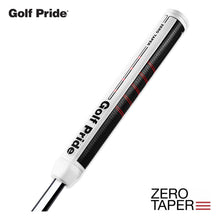 Load image into Gallery viewer, Golf Pride Zero Taper Putter Grip. Shape Straight. Colour Black / White / Red.
