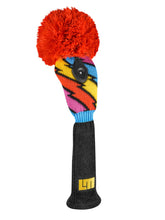 Load image into Gallery viewer, LOUDMOUTH CAPTAIN THUNDERBOLT POMPOM DRIVER, FAIRWAY OR HYBRID HEADCOVER.
