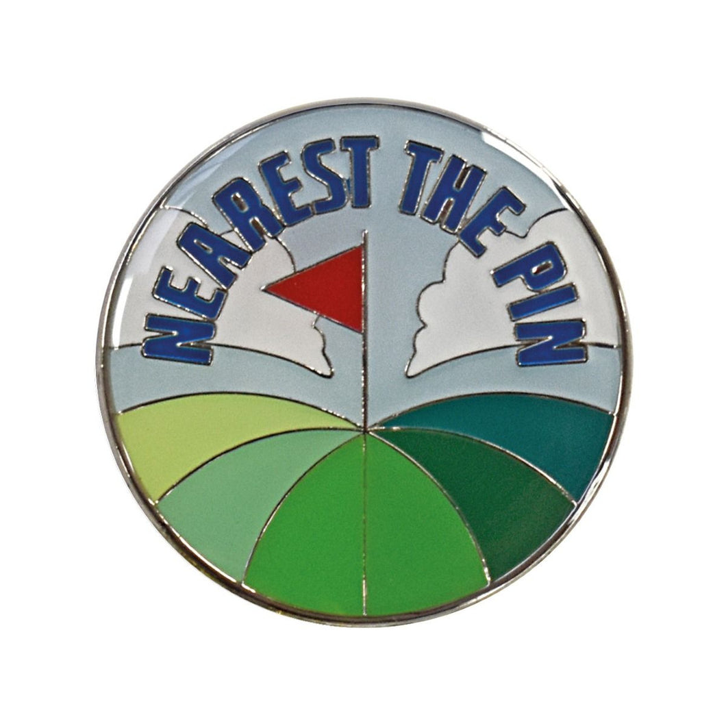 Surprizeshop Classic Lady Golfer Golf Ball Marker. Nearest the Pin Multicolour.