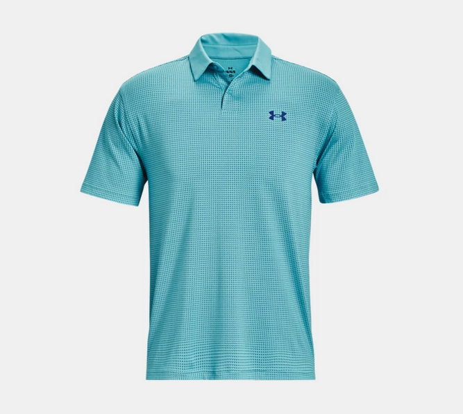 Under Armour T2G Printed Polo - Glacier Blue