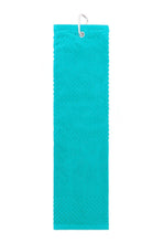 Load image into Gallery viewer, NEW Surprizeshop Ladies Waffle Weave Golf Towel - Hot Pink, Royal Blue, Aqua or Navy Blue.
