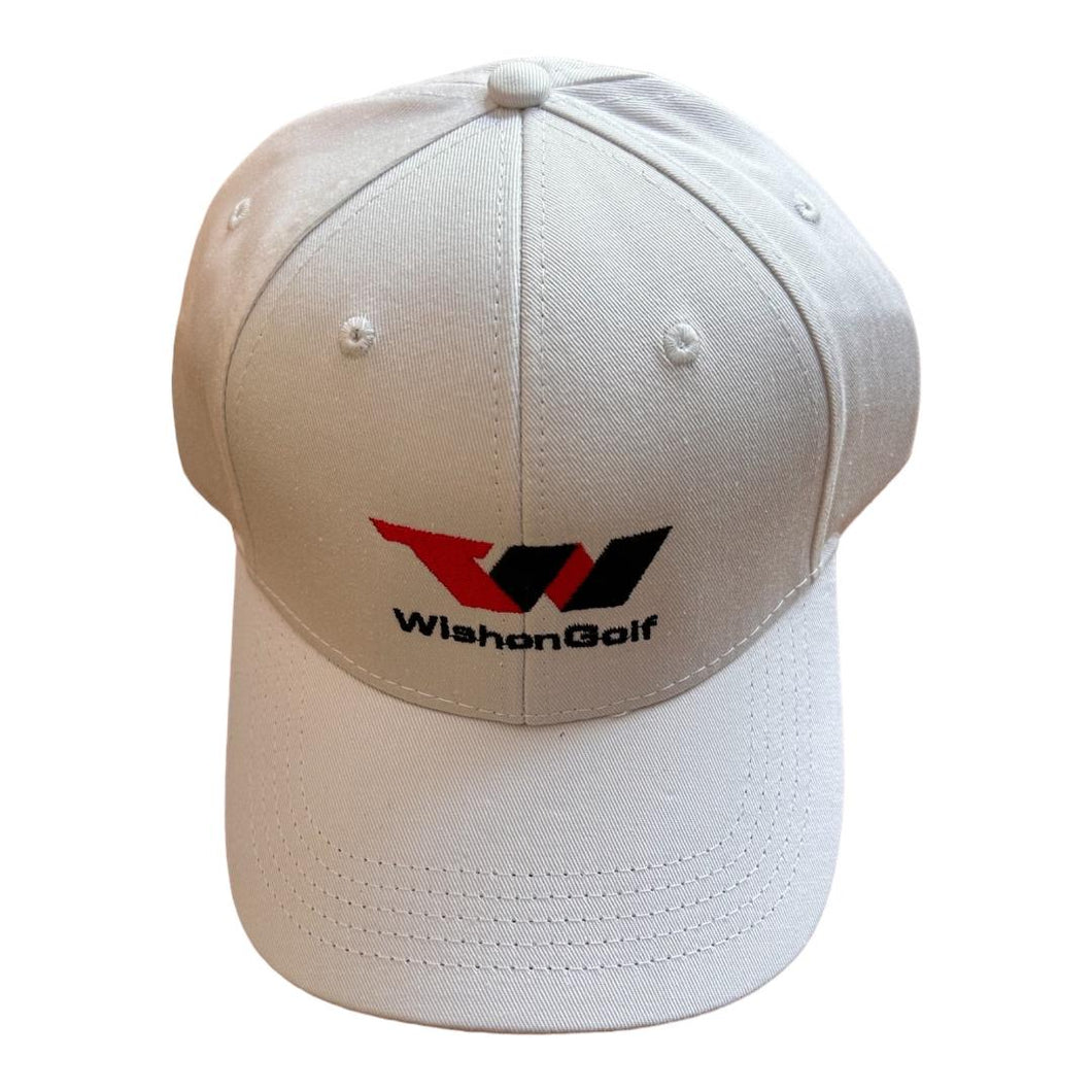 Tom Wishon Pro Fit Golf Cap. White.