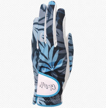 Load image into Gallery viewer, SALE Glove It Pacific Palm Design Ladies Golf Visor, Glove or Wristlet Bag.
