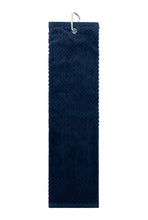 Load image into Gallery viewer, NEW Surprizeshop Ladies Waffle Weave Golf Towel - Hot Pink, Royal Blue, Aqua or Navy Blue.
