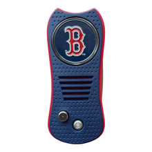 Load image into Gallery viewer, MLB Official Team Crested Switch Fix Divot Tool and Golf Ball Marker. Double Sided. Boston Red Sox.
