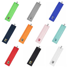 Load image into Gallery viewer, Northern Golf Microfibre Golf Towel. Navy, Orange, Pale Pink, Royal Blue.
