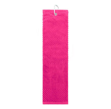 Load image into Gallery viewer, NEW Surprizeshop Ladies Waffle Weave Golf Towel - Hot Pink, Royal Blue, Aqua or Navy Blue.

