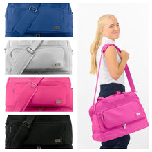 Load image into Gallery viewer, Surprizeshop Ladies Golf Ellie Holdall. Azalea Pink, Black, Silver, Yale Blue.
