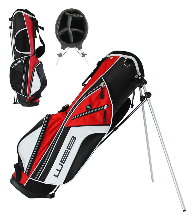 Go Junior Golf Stand Bags. 26 or 30 Inch. Red, Blue or Grey.