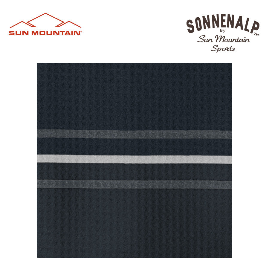 Sun Mountain Sonnenalp Mid Stripe Microfibre Golf Towel. 53 by 40 cms. 7 Colours