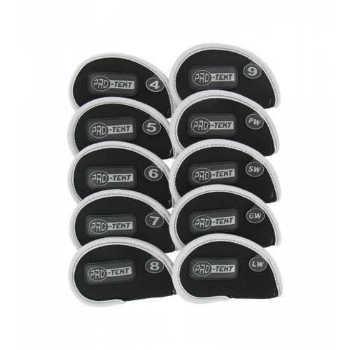 Pro Tekt Golf Deluxe Neoprene Iron Covers for Right Handed Irons