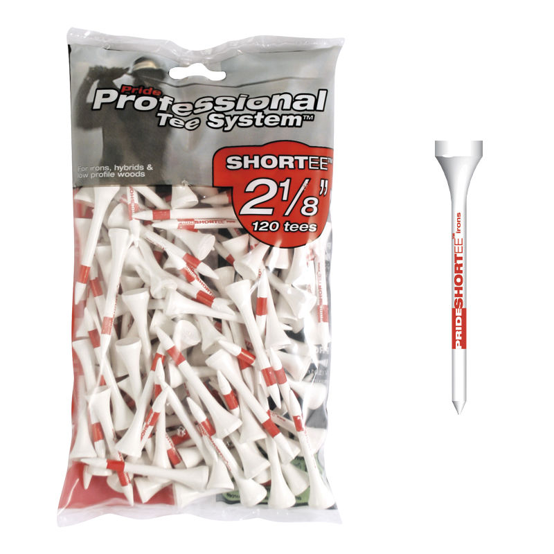 Pride Professional Tee System. Prolength Max Golf Tees. 120 Pack. 2 1/8 Inch.