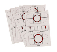 Load image into Gallery viewer, Masters Golf Impact Tape Pack of 10. For Woods, Irons and Putters.
