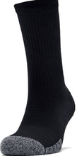 Load image into Gallery viewer, Under Armour Heat Gear Crew Socks. Black
