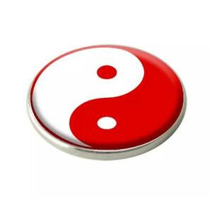 Red Yin Yang Golf Ball Marker