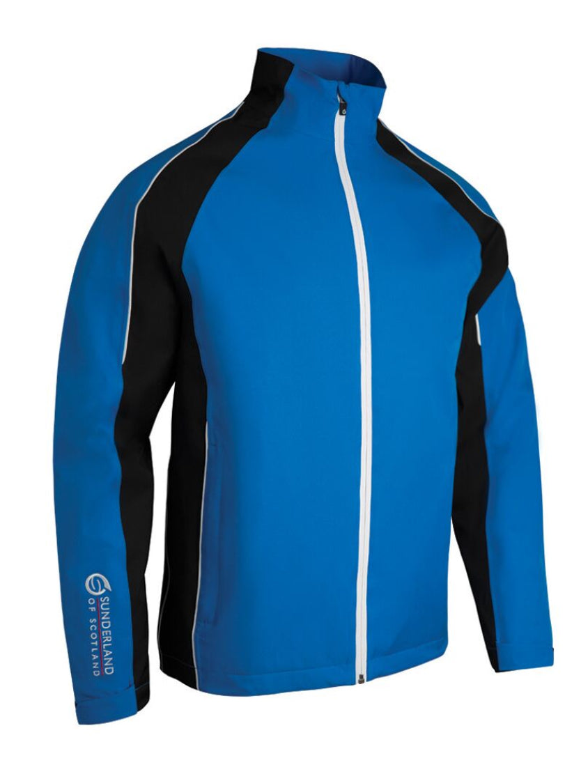 Sunderland Men’s Vancouver Pro Waterproof Jacket - Lightning Blue/Black/White