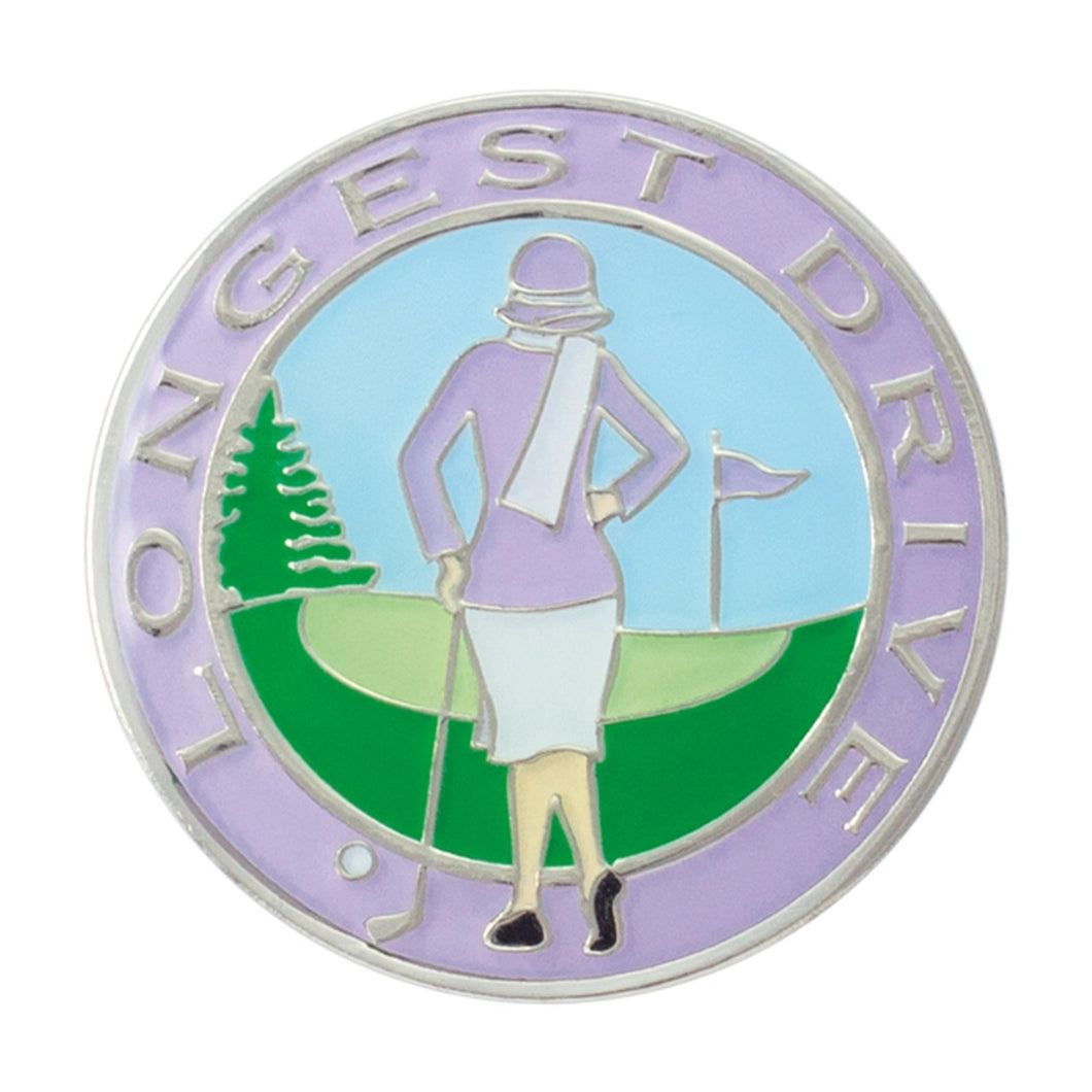 Surprizeshop Classic Lady Golfer Golf Ball Marker. Longest Drive.